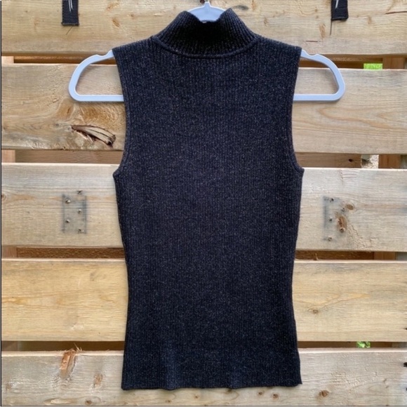 Axcess Black Ribbed Knit Sweater - Picture 2 of 3